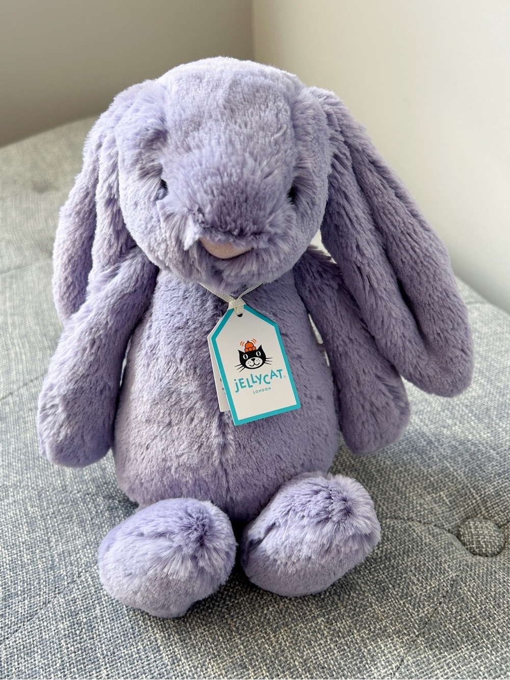 Authentic Jellycat Lavender Bunny Plush - Brand New Soft Kids Accessory